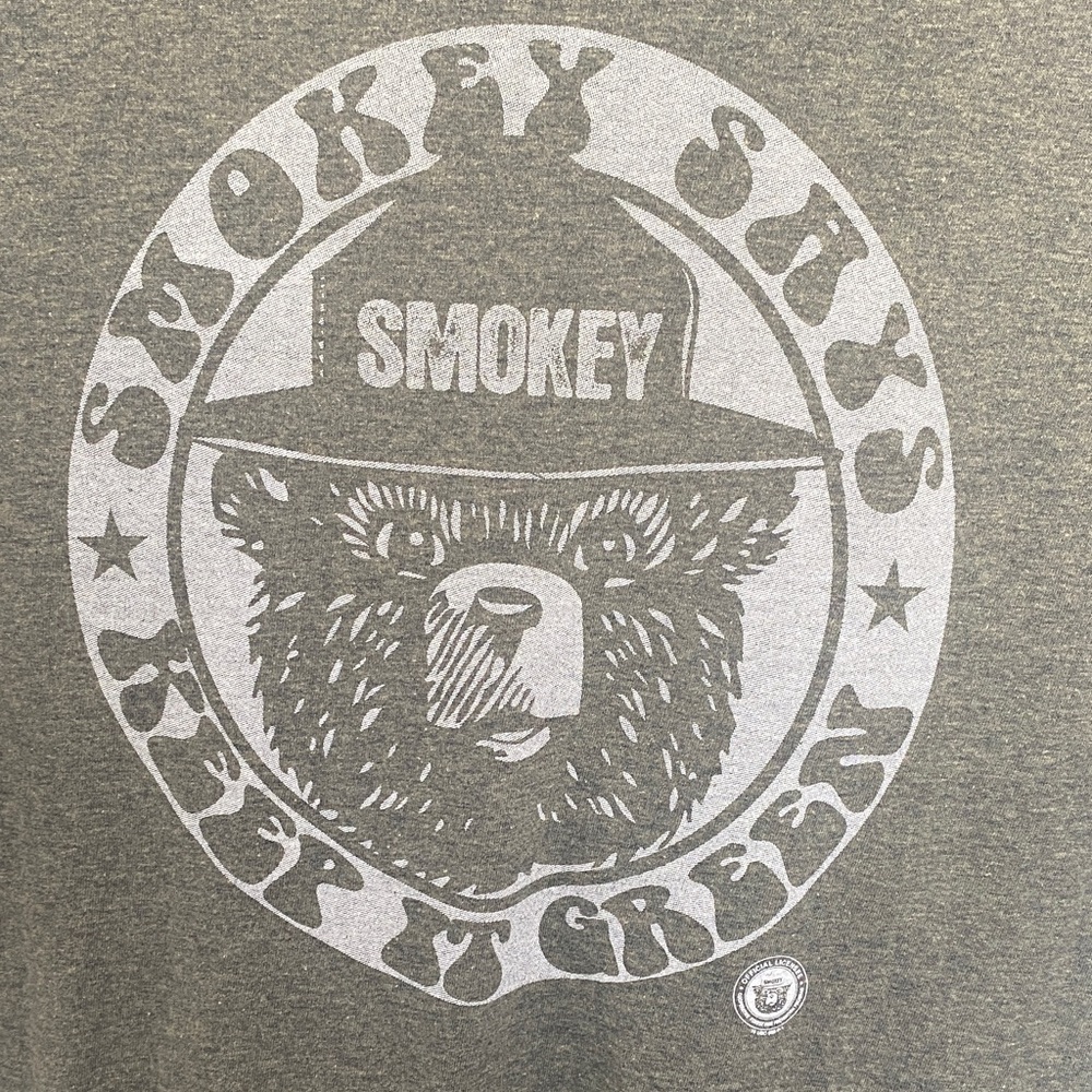Smokey Bear Olive Green Graphic Tee - Picture 3 of 5